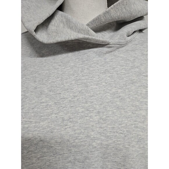 Aritzia The Group by Babaton Weekender Pullover Cinch Cropped Hoodie Gray Sz S - Picture 3 of 10